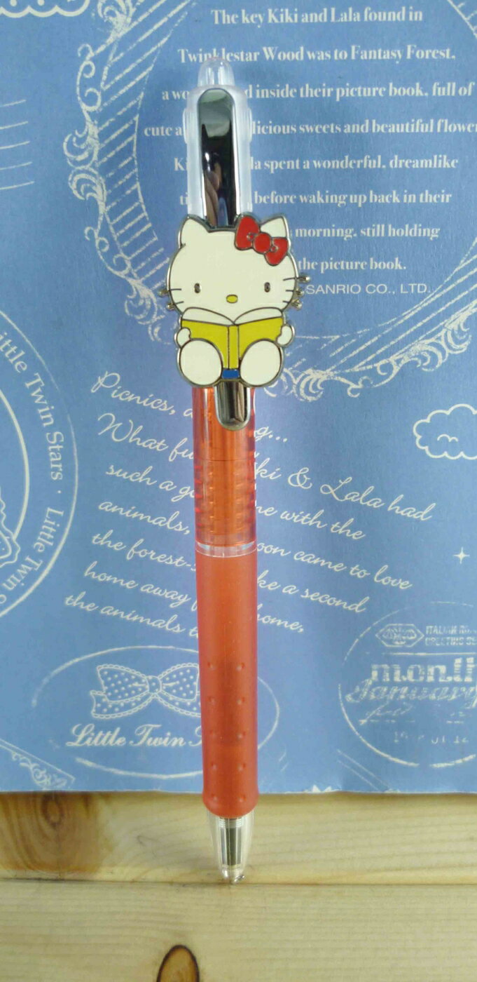 【震撼精品百貨】Hello Kitty 凱蒂貓 KITTY原子筆-手冊專用-看書圖案 震撼日式精品百貨