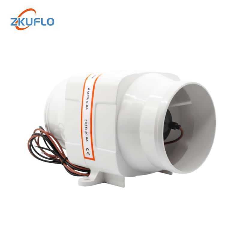 4寸換氣扇排風扇排風機電動風機直流強吸力小型微型迴圈自動工業[DD1218001]