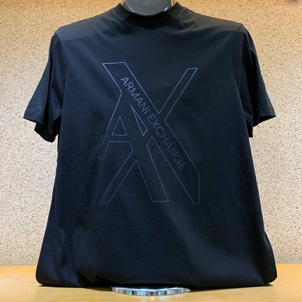 (Little bee小蜜蜂精品)Armani Exchange AX 黑短T-Shirt(零碼款式)(S/M/L)