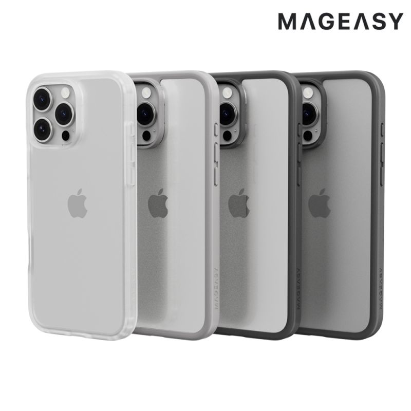MAGEASY Apple 蘋果 iPhone 16 Pro 6.3吋 Aero 極輕薄防摔手機殼 (相容 MagSafe) 防摔殼 軍規防摔認證證【愛瘋潮】