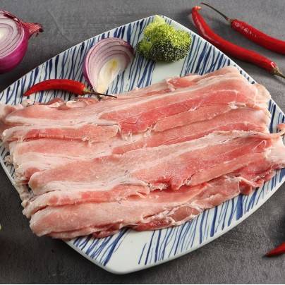 【海鮮肉舖】 臺灣豬前腿肉片(五花肉)(200g/盒)