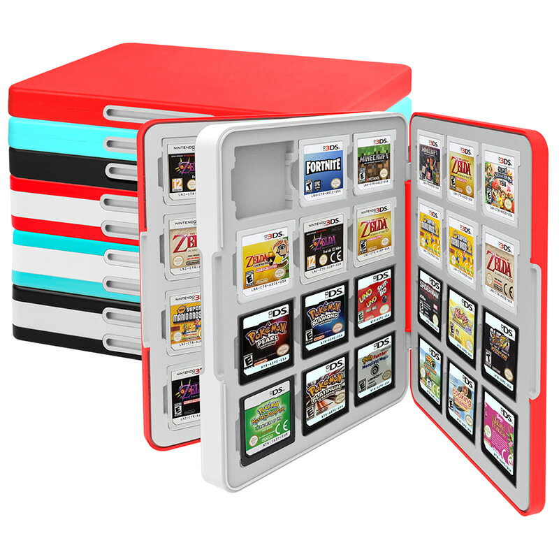 48合一3DS卡帶收納盒 24 NDS Lite磁吸 遊戲卡盒NDSi卡盒