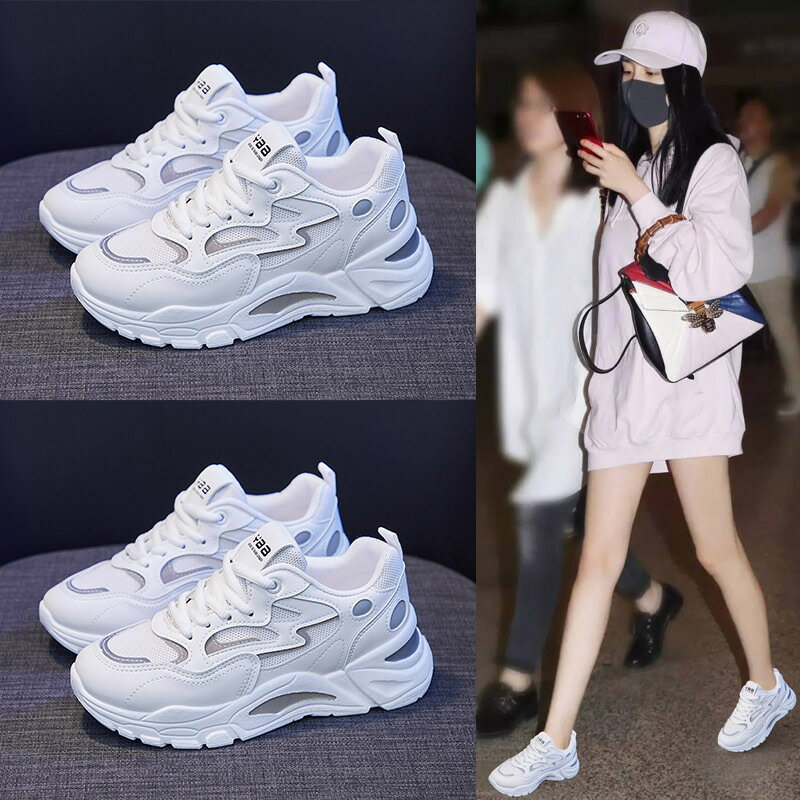 春季新款韓版老爹鞋女學生百搭厚底運動鞋女街拍休閒811-1