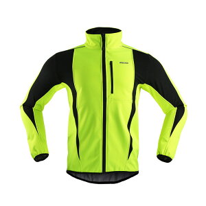 ARSUXEO冬季防風雨抓絨保暖三層騎行服外套夾克上衣 15K