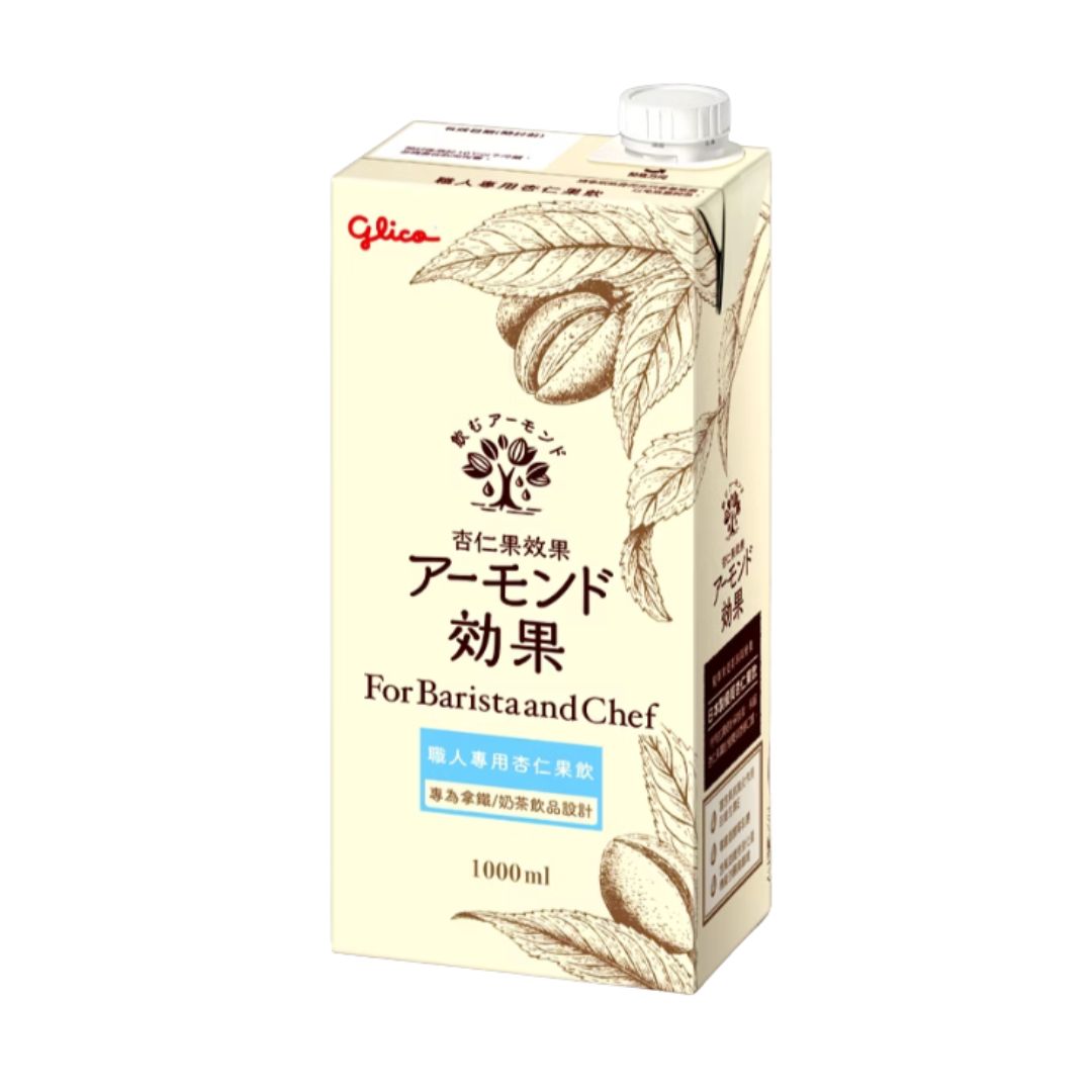 【KKM營養屋】免運  日本 格力高 職人專用杏仁果飲1Lx6瓶 植物奶 杏仁奶 咖啡師杏仁果飲 日本第一 2