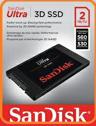 SanDisk SDSSDH3-2T00-G25 2TB Ultra 3D SATA SSD固態硬碟3D NANDSSD