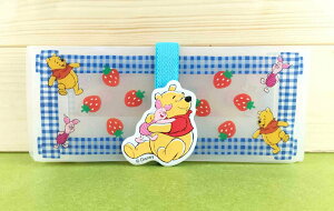 【震撼精品百貨】Winnie the Pooh 小熊維尼 筆盒-草莓 震撼日式精品百貨