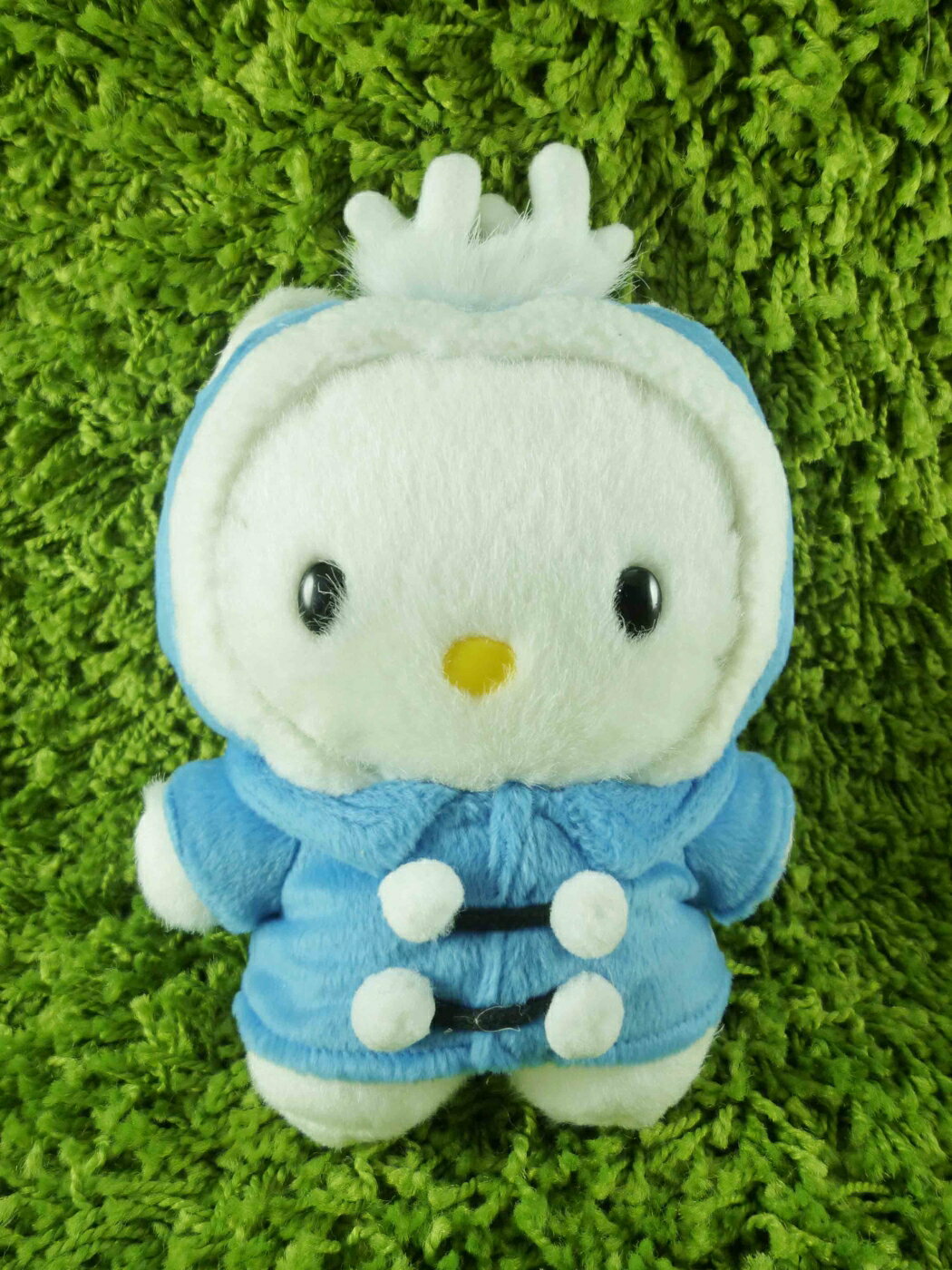 【震撼精品百貨】Hello Kitty 凱蒂貓 KITTY絨毛娃娃-丹尼爾圖案-北海道麋鹿圖案-藍色 震撼日式精品百貨