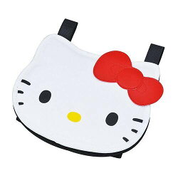 【真愛日本】17012000012 KT遮陽板置物袋-大臉紅結 三麗鷗 Hello Kitty 凱蒂貓 收納袋 車用