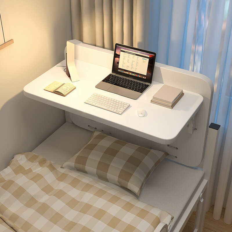 床上住校電腦桌簡易小桌子學生寢室宿舍懸空可折疊書桌上下床神器