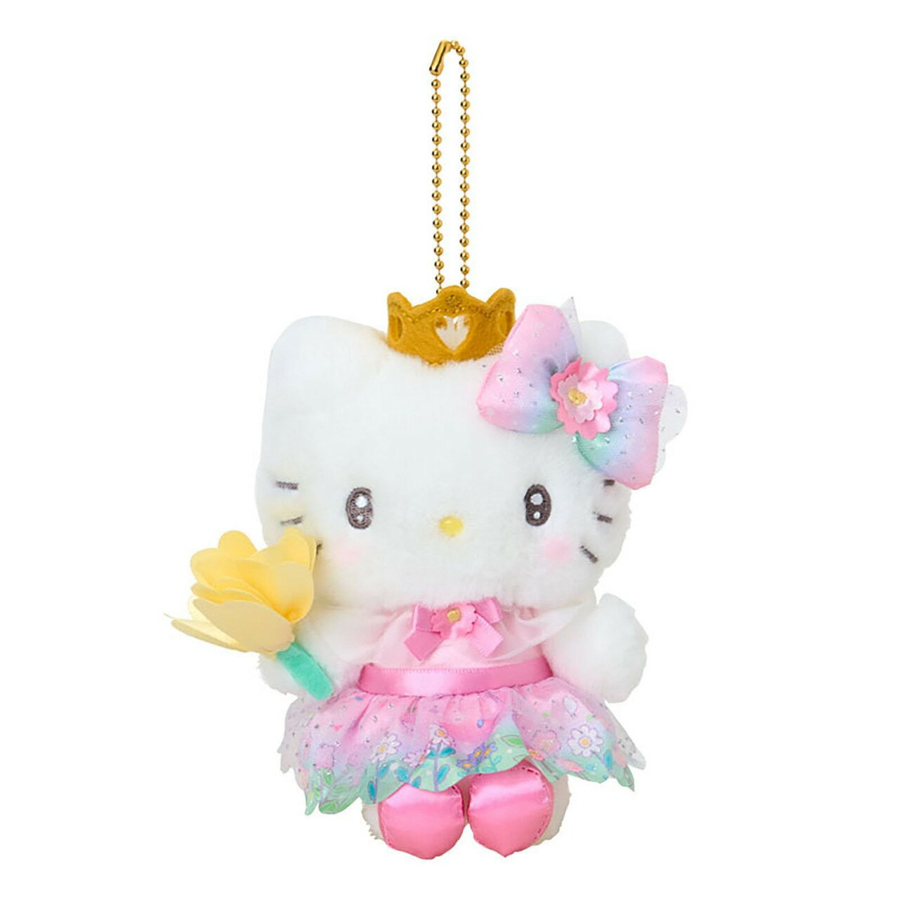 【震撼精品百貨】凱蒂貓_Hello Kitty~日本SANRIO三麗鷗 KITTY絨毛玩偶吊飾-花園*62916