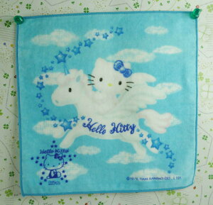 【震撼精品百貨】Hello Kitty 凱蒂貓 方巾-限量款-20周年飛馬造型 震撼日式精品百貨
