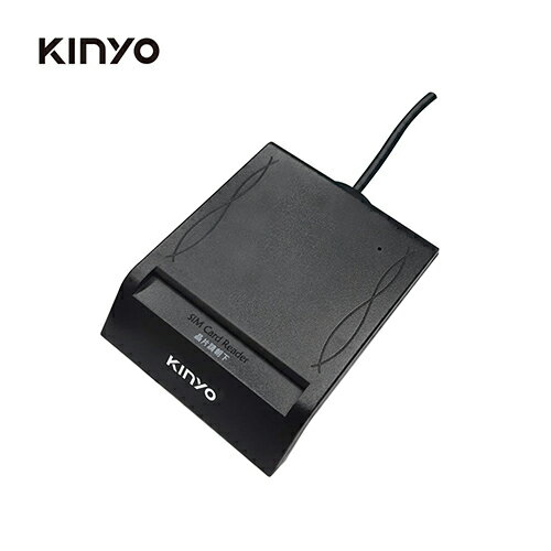 KINYO 晶片讀卡機KCR6152-黑-1.2M【愛買】