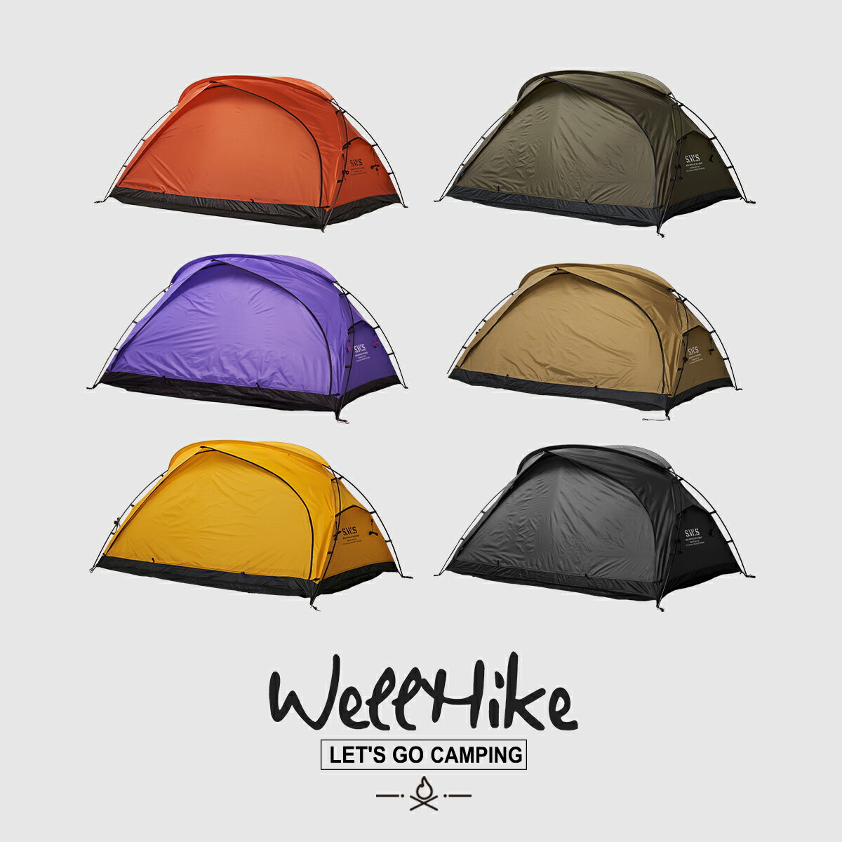 WELLHIKE戶外SWS晨露帳篷雙人2徒步登山輕量化露營防曬防水蚊內帳