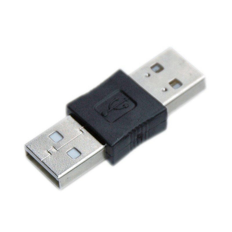 fujiei USB2.0 A公對A公轉接頭 可對接兩個USB2.0母頭連接線