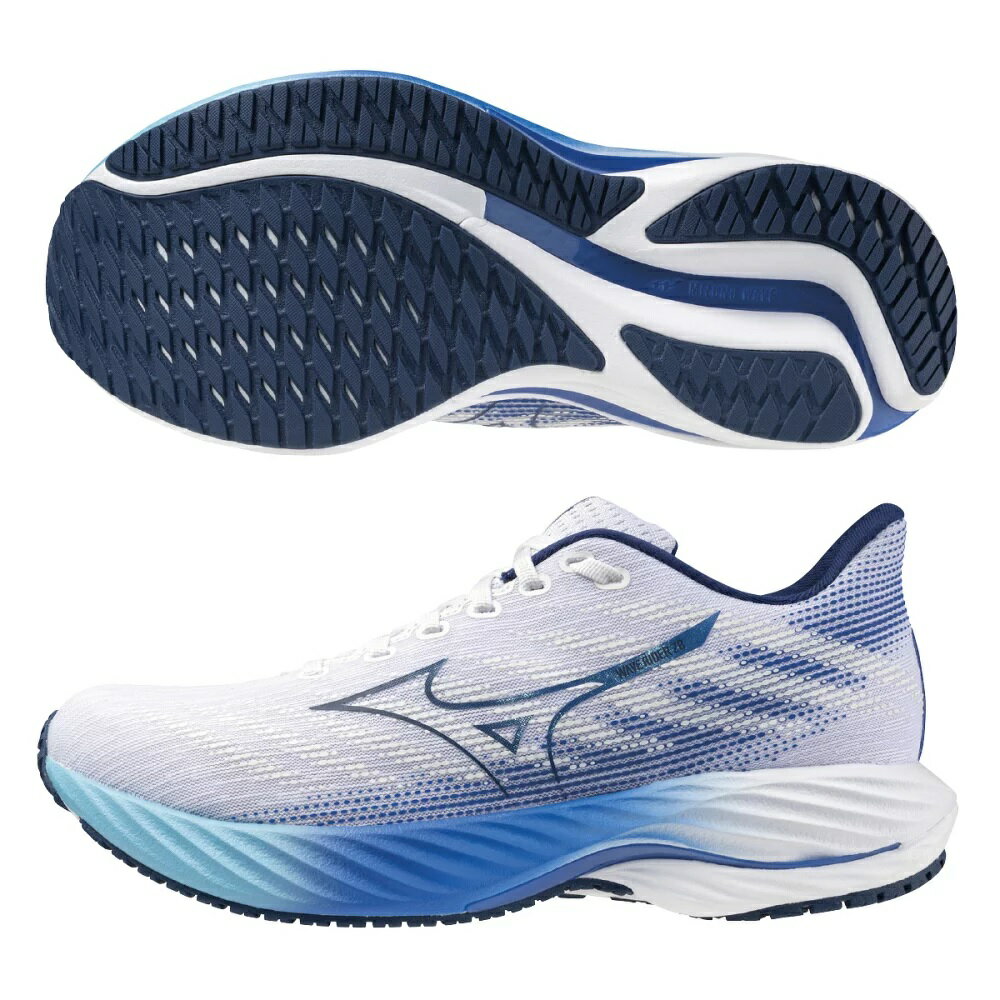 美津濃 MIZUNO WAVE RIDER 28 超寬楦 男款 慢跑鞋 J1GC240401