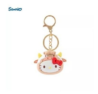 【震撼精品百貨】Hello Kitty 凱蒂貓~日本三麗鷗sanrio KITTY造型鑰匙圈 鎖圈-牛年*14157