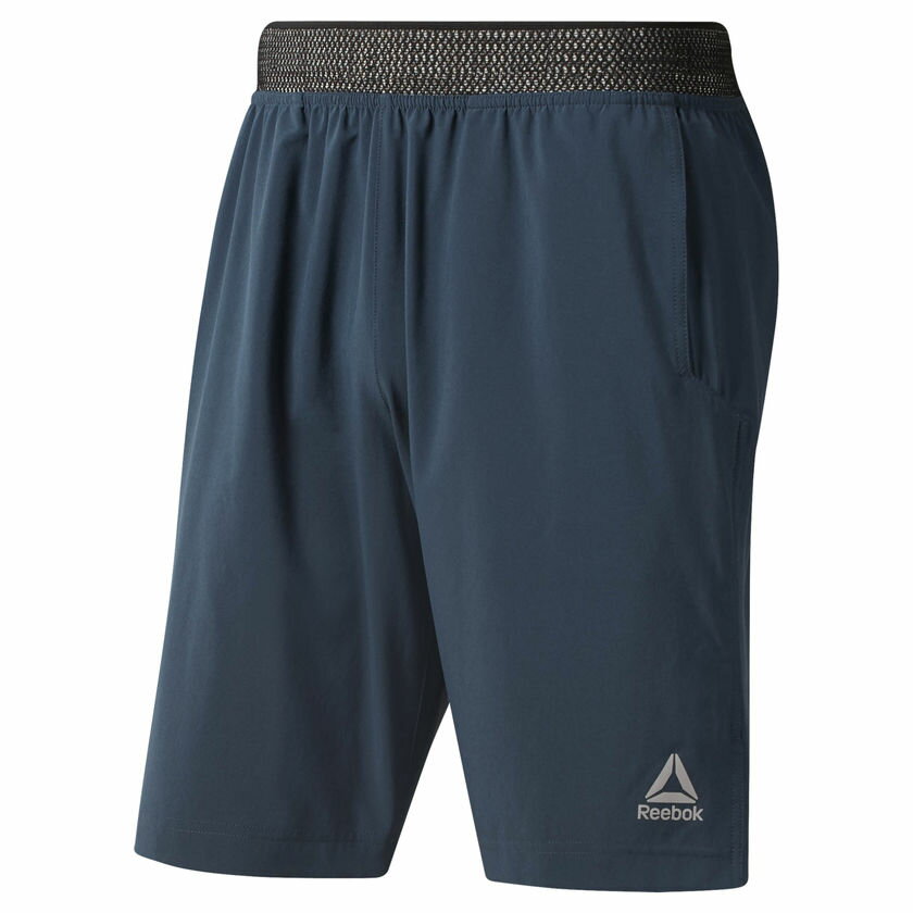 REEBOK LES MILLS® SPEEDWICK SPEED SHORTS 男裝 短褲 慢跑 訓練 速乾 舒適 透氣 藍【運動世界】DV2726