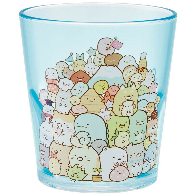 【日本SKATER】角落生物 兒童透明水杯 飲料杯 塑膠杯 學習杯 正版