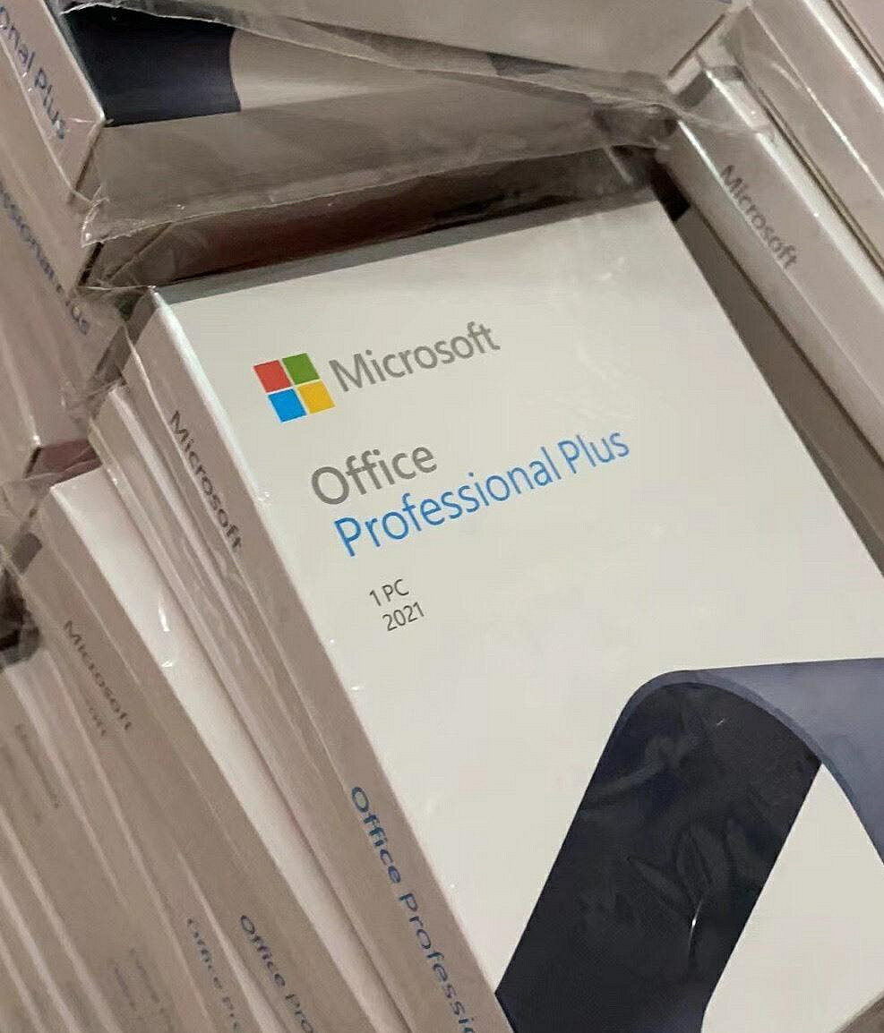 Microsoft Office 2021 專業增強版 永久授權 原版盒裝 繁體中文 正版啟用 一機【微軟批發零售】