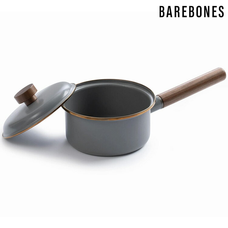 Barebones CKW-377 琺瑯單柄鍋 Enamel Saucepan 石灰色 / 城市綠洲 (鍋具 湯鍋 露營炊具) 4