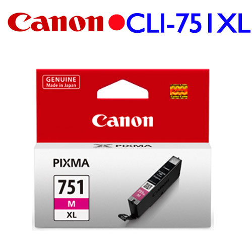 Canon CLI-751M XL原廠高容量墨水匣 (紅)