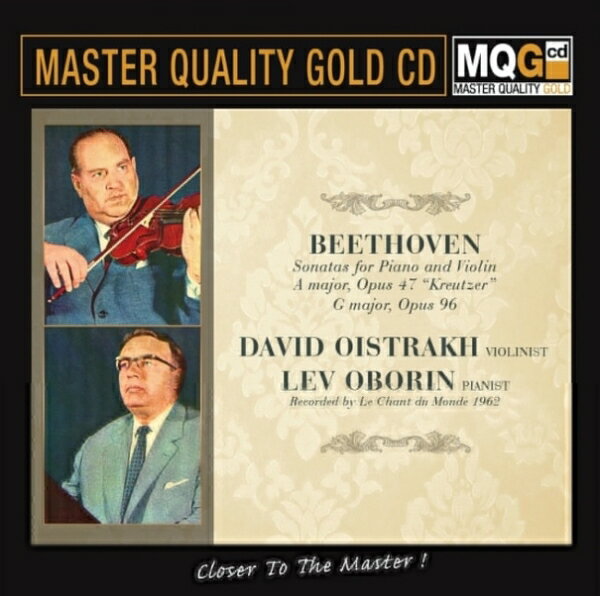 停看聽音響唱片】【MQGCD】David Oistrakh & Lev Oborin：Beethoven Sonatas