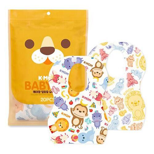 韓國 K-MOM 小淘氣拋棄式圍兜(20入)『Marc Jacobs旗艦店』MOTHER-K DS000659