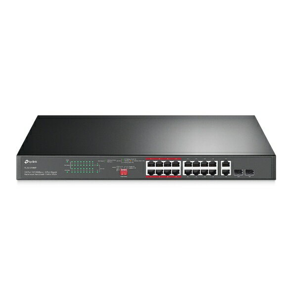 TP-LINK TL-SL1218MP 16埠 10/100Mbps + 2埠 Gigabit 非管理型PoE交換器