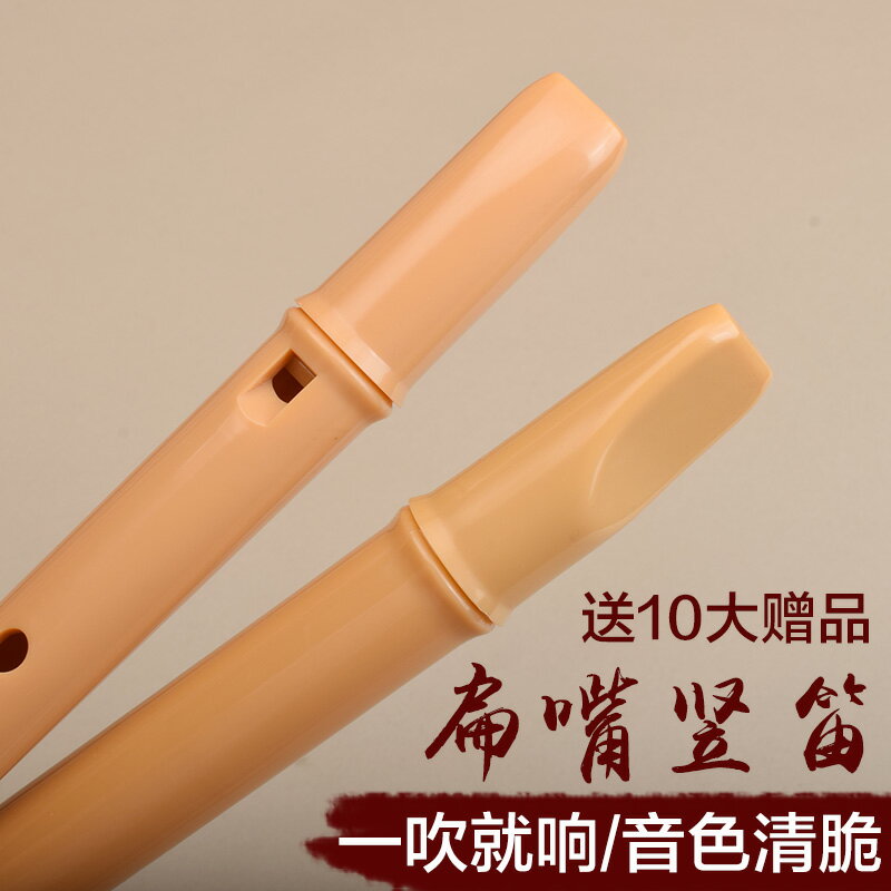 笛子/竹笛/短蕭 樹脂豎笛豎吹民樂笛子初學演奏成人6兒童A六孔F入門便攜小樂器G調【CM17061】