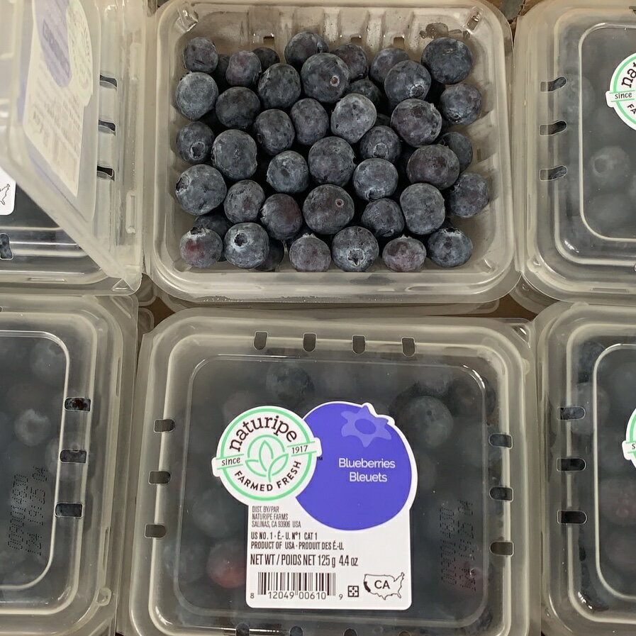 空運新鮮藍莓超級食物六盒/九盒/十二盒125g±10%/盒免運| Ms Grace 果瑞