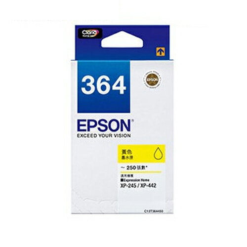 EPSON 黃色原廠墨水匣 / 盒 T364450 NO.364