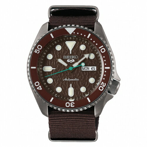 送禮首選★SEIKO 5 sport運動潮流機械腕錶/咖啡色4R36-07G0E(SRPD85K1) SK005 附提袋【全館滿額折價★APP下單點數4倍送】線上購買享_實體門市同步服務