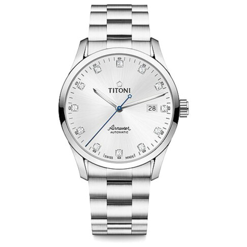 Titoni 瑞士梅花錶空中霸王系列743s 581 璀璨寶石機械腕錶 銀39mm 情人七夕獻禮 指定刷卡回饋10 樂天指定優選店家滿5千9折 最高折800 結帳輸入k800 用完即止 Titoni 瑞士梅花錶空中霸王系列743s 581 璀璨寶石機械腕錶 銀39mm 情人七夕獻禮 指定刷卡回饋10 樂天指定優選店家滿5千9折 最高折800 結帳輸入k800 用完即止