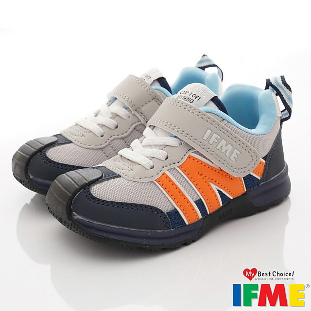 IFME日本健康機能童鞋-機能學步鞋IF30-281013灰(中小童段)