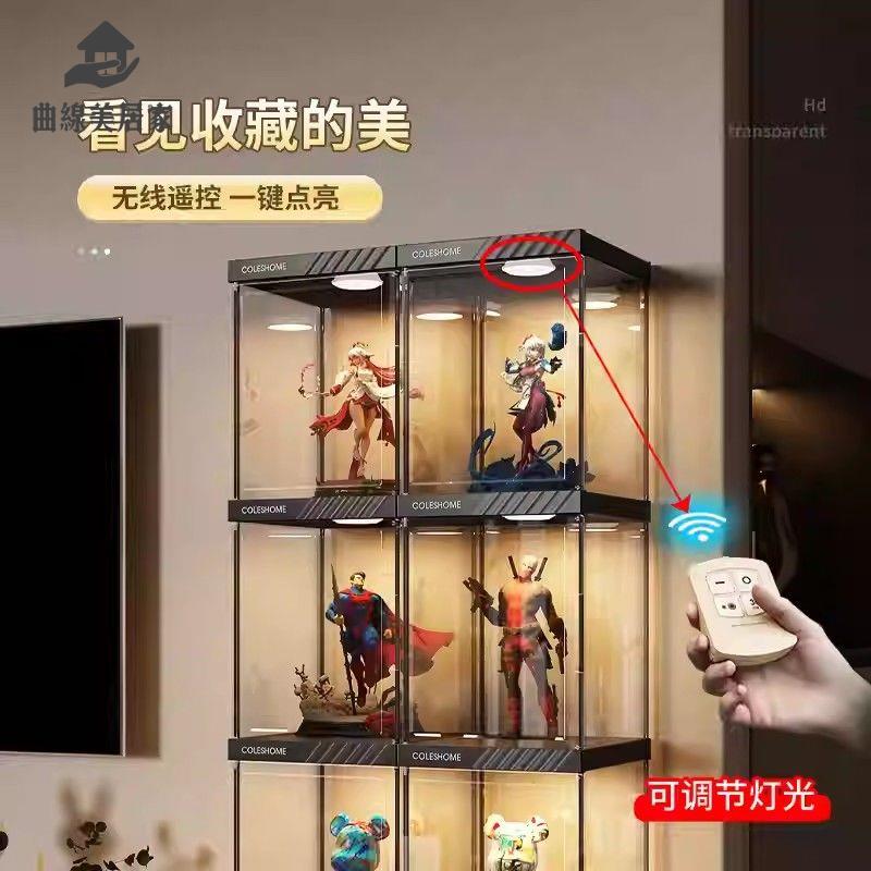現貨減免 亞克力展示盒 亞克力收納盒 亞克力 手辦展示櫃透明防塵仿亞克力家用收納達人高達模型樂高積木陳列架 八折下殺wy23