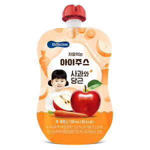韓國【BEBECOOK】寶膳 7m+ 嬰幼兒蘋果紅蘿蔔汁 (100ml)