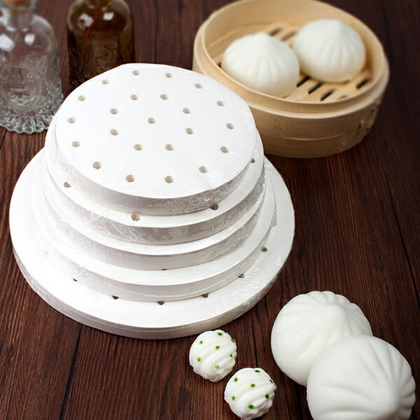 PS Mall 【J1097】 氣炸鍋油紙 吸油紙 燒烤紙 20cm 1組50張