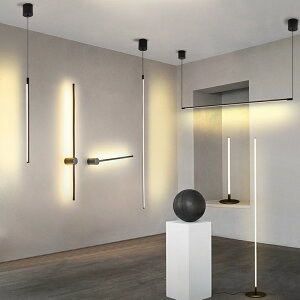 壁燈臥室個性創意吊燈現代簡約北歐客廳過道床頭長條極簡線條燈具