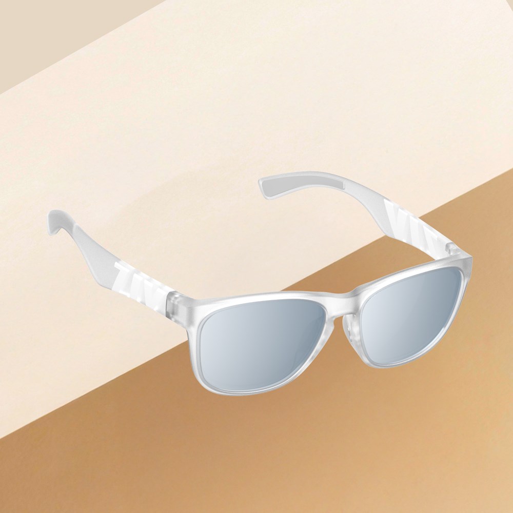 ZIV 潮牌系列太陽眼鏡 F77 霧透明/白金鍍膜 ZIV-F77 BSMI D63966 2