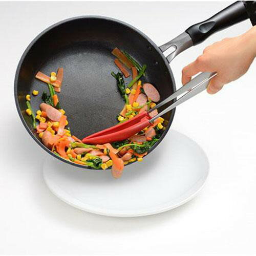 現貨＆發票＊抓日貨＊日本製 UCHICOOK 料理炒夾 廚房 夾子 炒菜夾 不傷鍋 料理夾 拌炒 食物夾 長夾 矽膠 夾 5