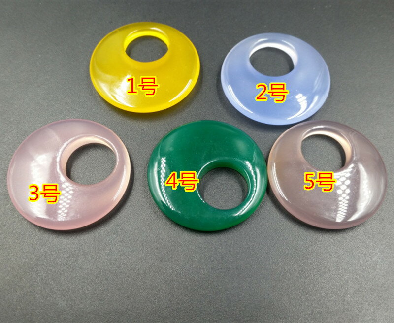 新款特天然玉石a貨冰種玉髓平安扣吊墜茶色玉髓吊墜玉墜廠家直銷