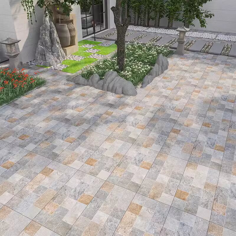 地磚戶外庭院花園地磚300X600室外鄉村別墅文化石復古墻磚防滑地板磚