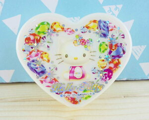 【震撼精品百貨】Hello Kitty 凱蒂貓 KITTY心形飾品盒-寶石圖案M 震撼日式精品百貨