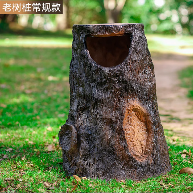 戶外垃圾桶 公園景區小區仿古木樹樁垃圾桶 別墅分類果皮垃圾箱