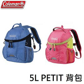 [ Coleman ] 兒童 5L PETIT 背包 藍色 粉紅色 / CM-3294