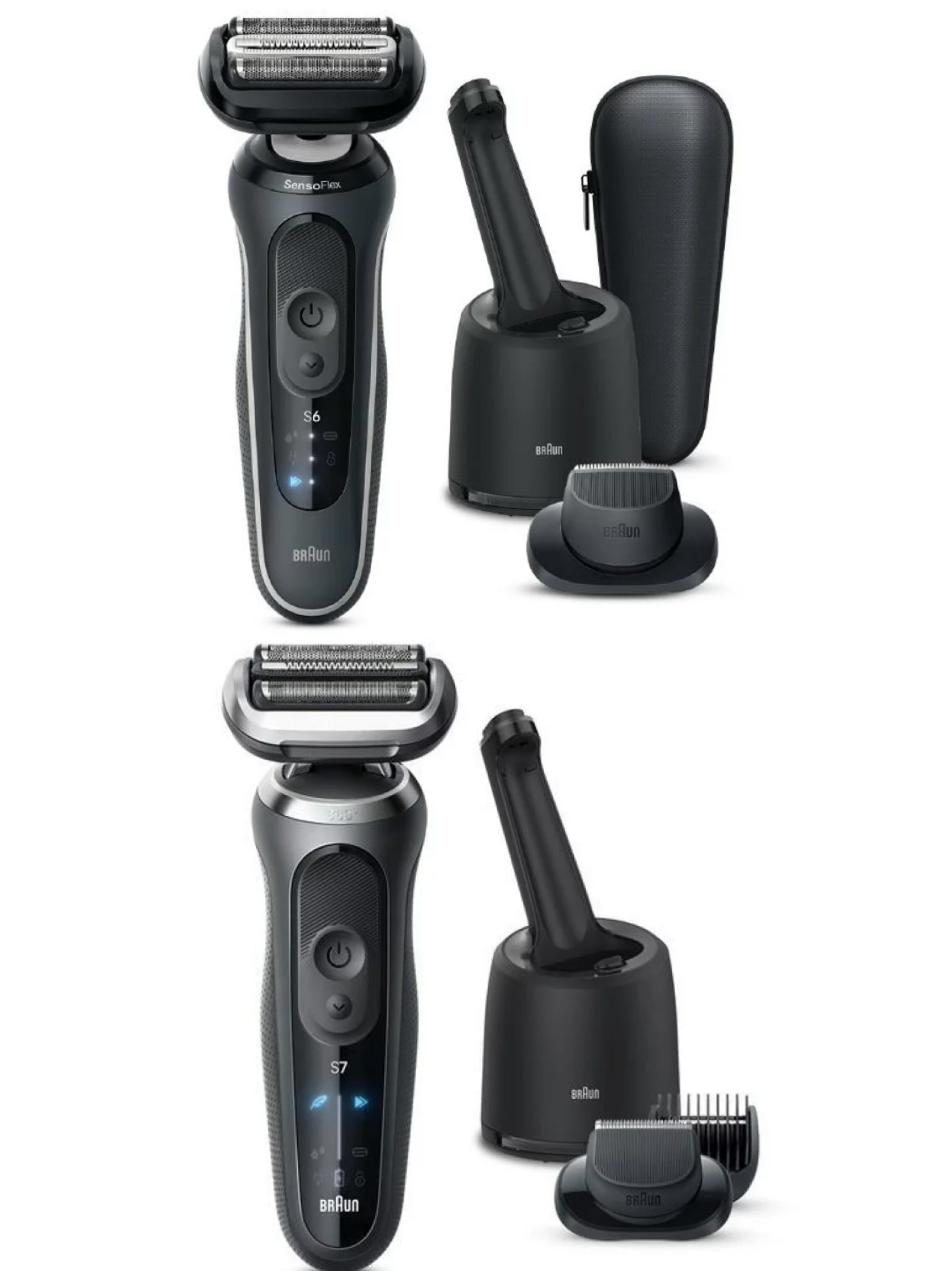 BRAUN 百靈 刮鬍刀 三刀片 刮鬍刀 6系列 62-G7200CC 7系列 72-G7500CC 父親節禮物 日版原裝進口