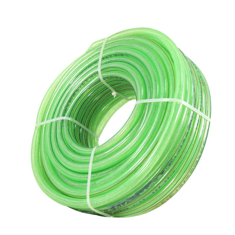綠色透明薄款 蛇皮管農業灌溉pvc包紗管家用高壓洗車軟管