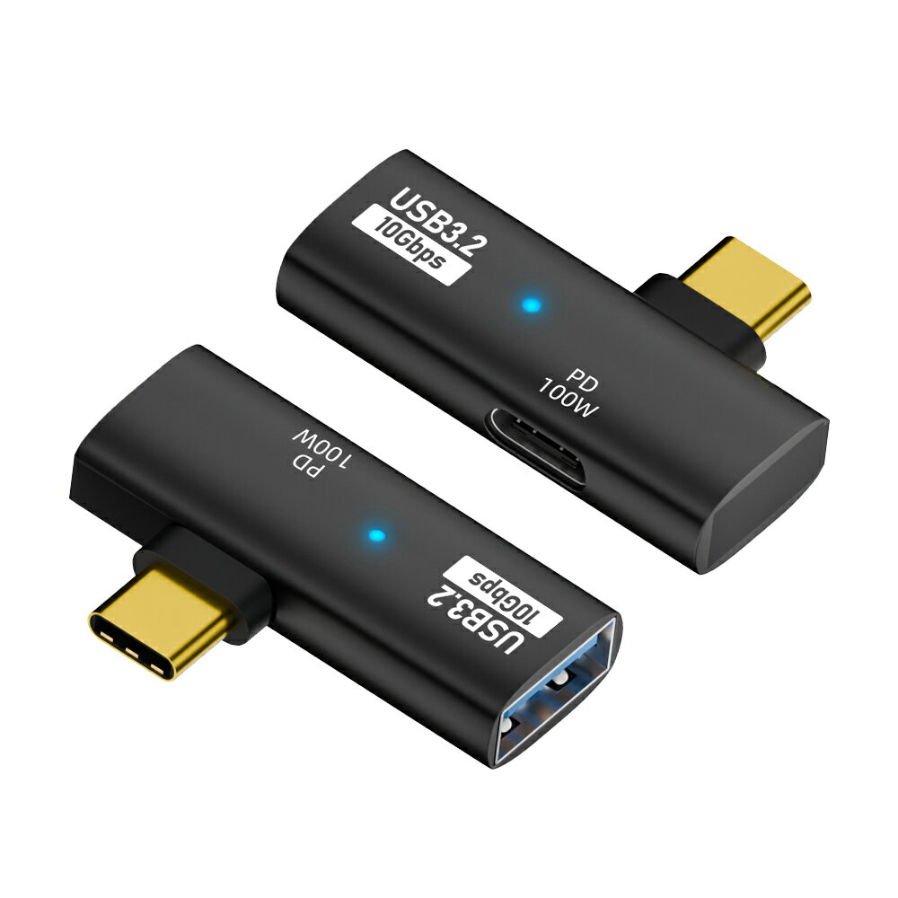 Kamera Type-C(公) 轉 USB-A+Type-C(母) 轉接頭 100W 10Gbps傳輸 20V/5A 充電