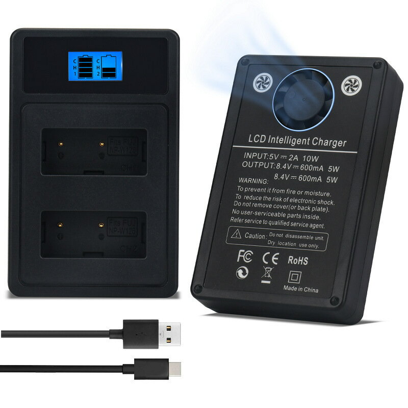 適用尼康EN-EL14 EL15 EL9 EL3E EL25 W126 W235相機電池充電器【宜家良品百貨】